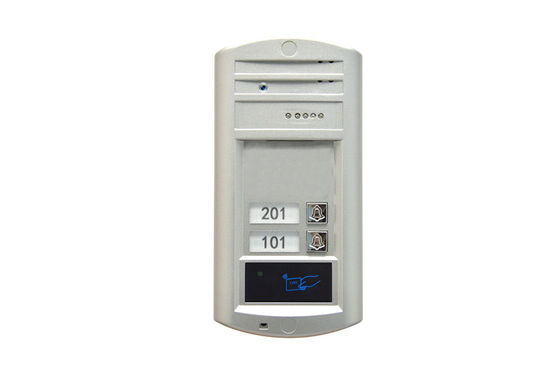 Aluminium Alloy 4 Wire Video Intercom System Voice Doorbell Password Unlock