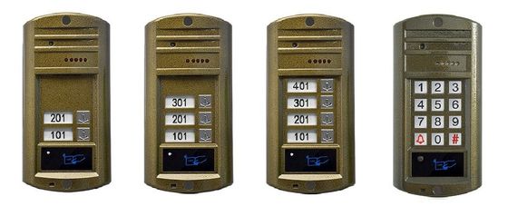 Smart Villa Front Door Intercom System 7 Inch TFT LCD Color Password Unlock