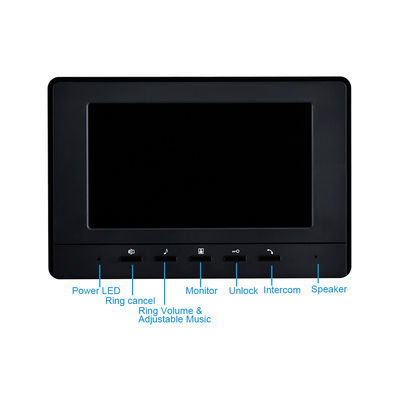 2 Way Apartment Video Doorbell Intercom System CCD Lens 800x480 Monitor