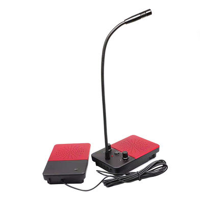 Glass Window Intercom System Mute Microphone 2 Way Speaker 2 EXT Port