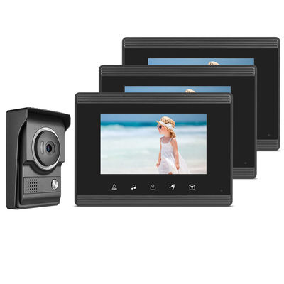 Aluminium Alloy 4 Wire Villa Video Intercom System Color 1000TVL At Door Entry